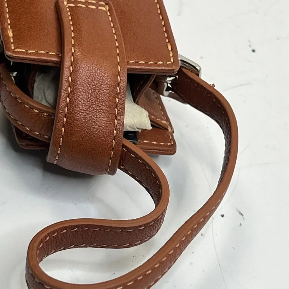Coach Leatherware Brown Leather Phone Case Belt Clip Pouch Vintage Style